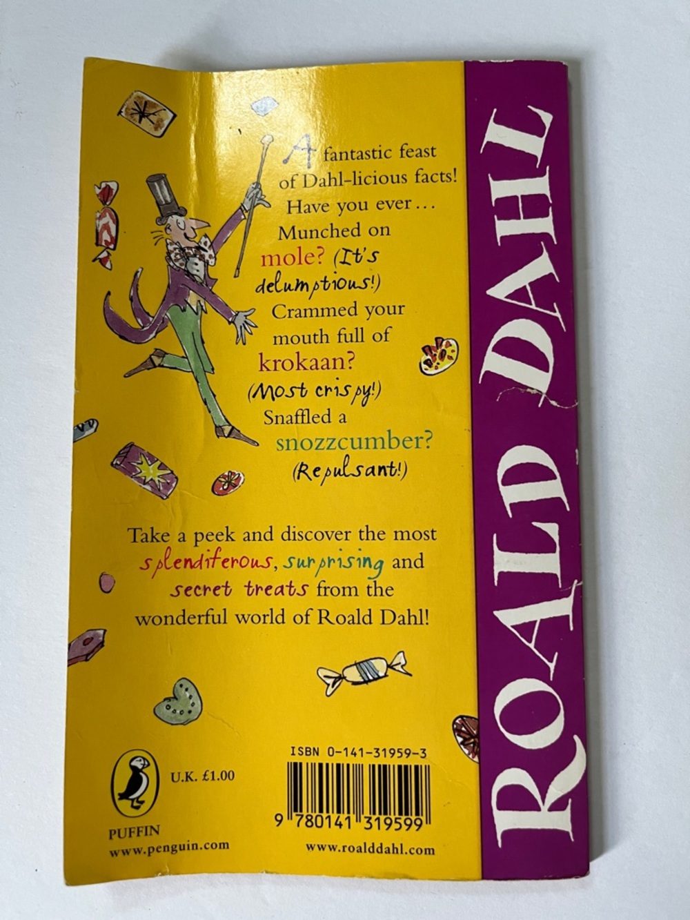 Vintage Roald Dahl's Incredible Chocolate Box Paperback Book - Picture 9 of 9